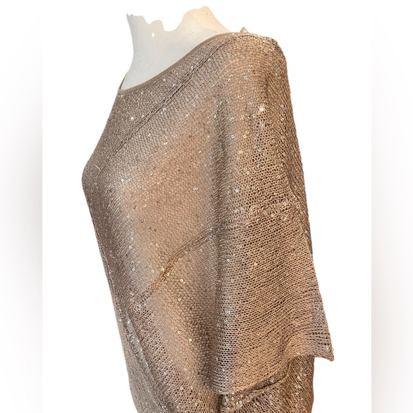 Rose gold sequined top - Picture 2 of 4